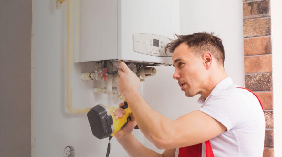 Local tankless water heater installation in Windsor, MA
